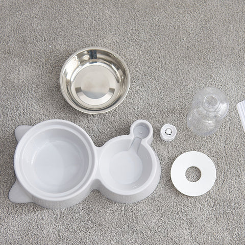 Cat Double Food Bowl