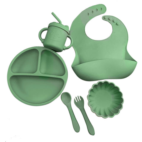 Baby Soft Silicone Feeding Set