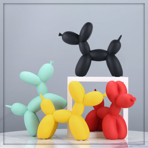 Matte Balloon Dog Statue