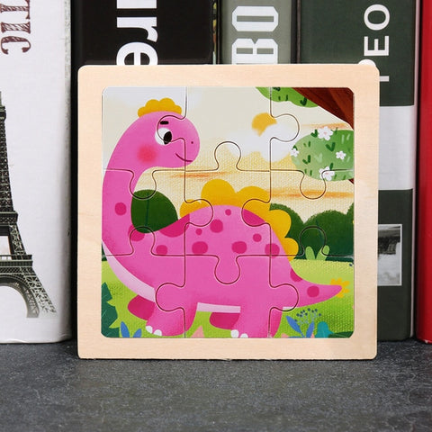 Kids Wooden Animal Puzzle Toys