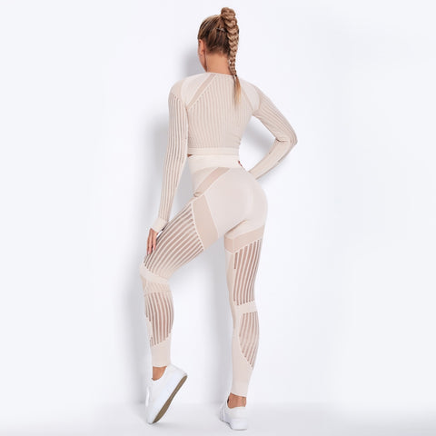 Women's Sports Gym Leggings Sets