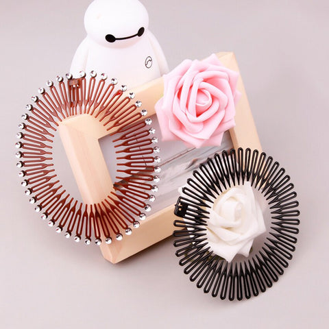 Plastic Full Circle Hair Comb