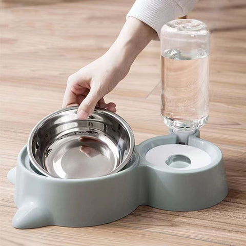 Cat Double Food Bowl