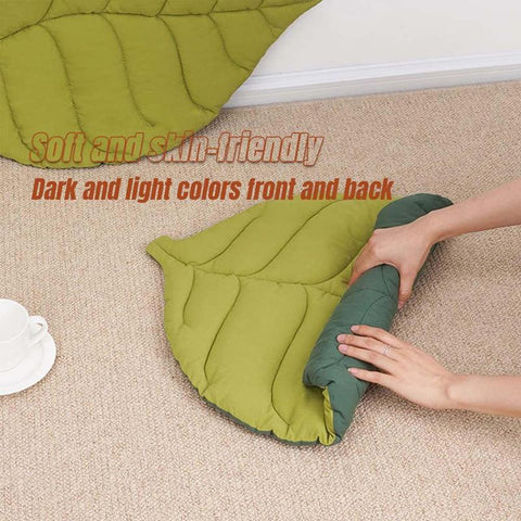Cat Dog Creativity Leaf Shape Mat