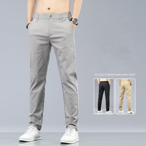 Spring Summer cotton Men Casual Pants