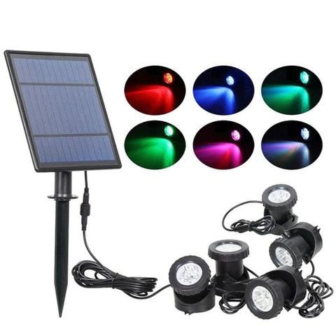 RGB Color Changing Solar Spotlight