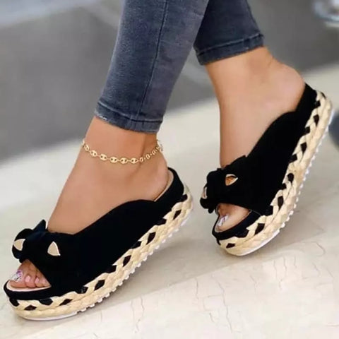 Women Bowknot Casual Sandals