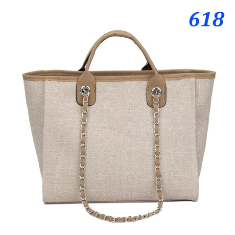 Women  Canvas Large Shopping Handbag