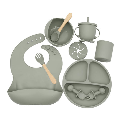 Baby Soft Silicone Feeding Set