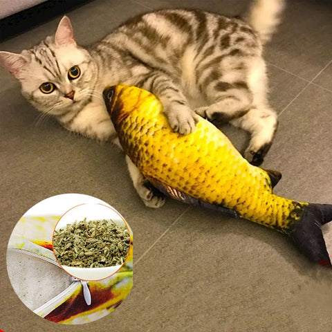 Cat 3d Fish Simulation Soft Plush Toy