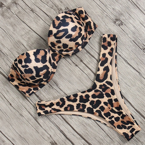 Women Bikini Brazilian Swimsuit Push-up Bra Bikini Set