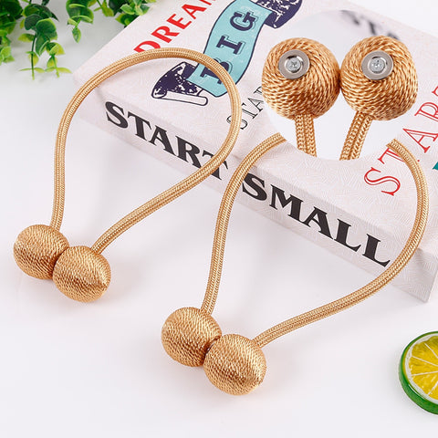 Magnetic Ball Curtain Tiebacks
