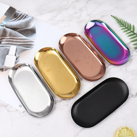 Korean Style Stainless Steel Storage Tray