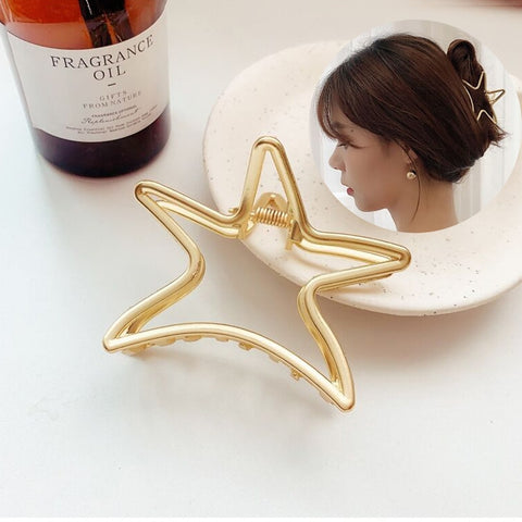 Women Metal Geometric Hair Claw