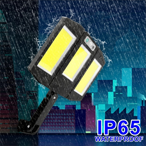 LED 3 Head Motion Sensor Solar Street Light