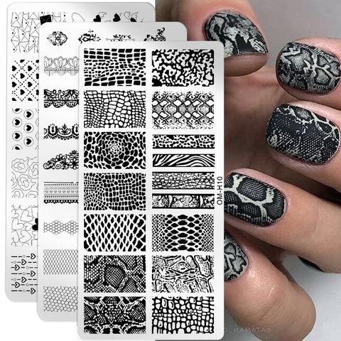 New Nails Art Stencil Stamp Tools