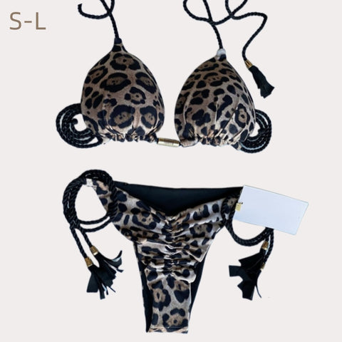 Summer Hand Braided Rope Swimsuit