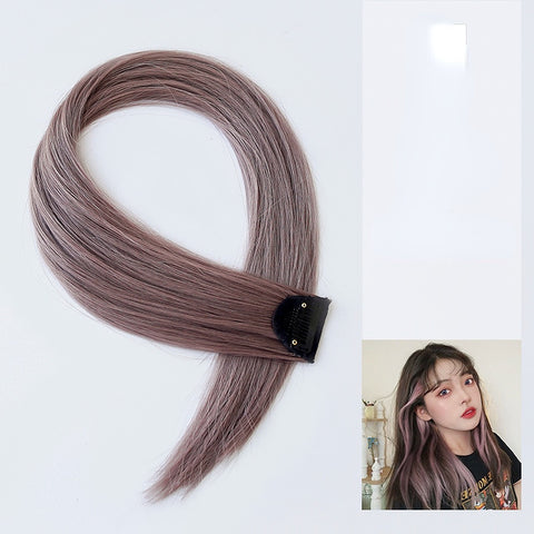 Long Straight Hanging Ear Wig Clip