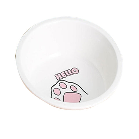 Elevated Bamboo Food Bowls