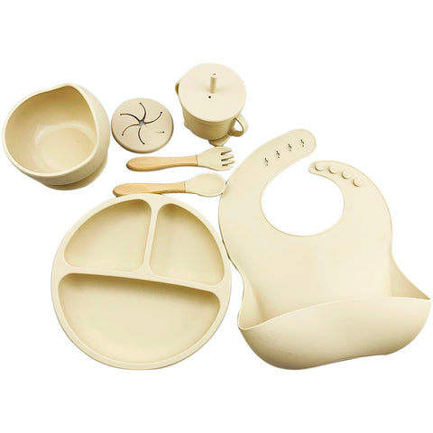 Baby Soft Silicone Feeding Set