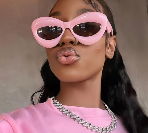Women Sexy Lip-Shaped Sun Glasses