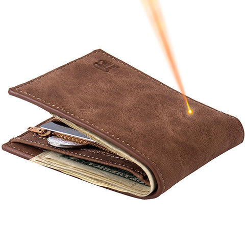 Men  Engraving Slim Card Holder