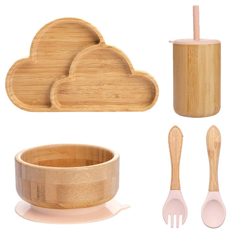 Baby Food Bamboo Tableware