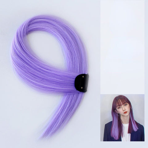 Long Straight Hanging Ear Wig Clip