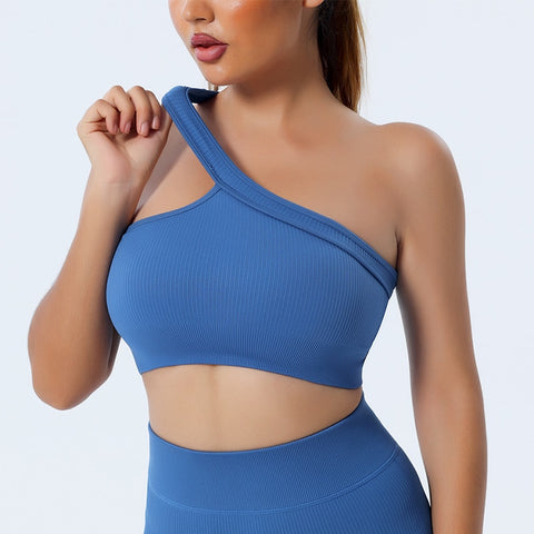 Women One Shoulder Sport Sets