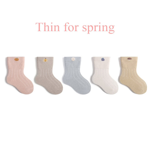 Spring Baby Girl Socks Cute Cartoon