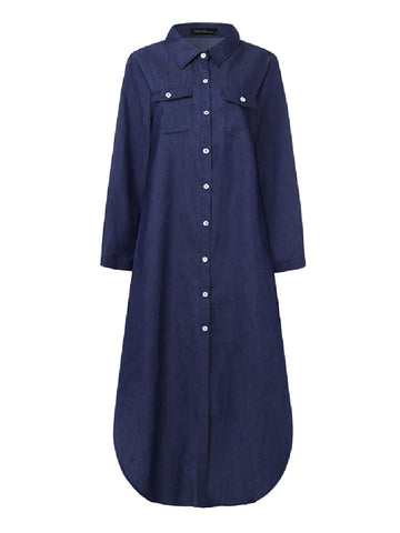 Women's Vintage Shirt Dress