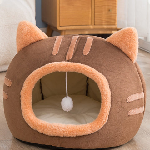 Cat Deep Sleep Winter Bed
