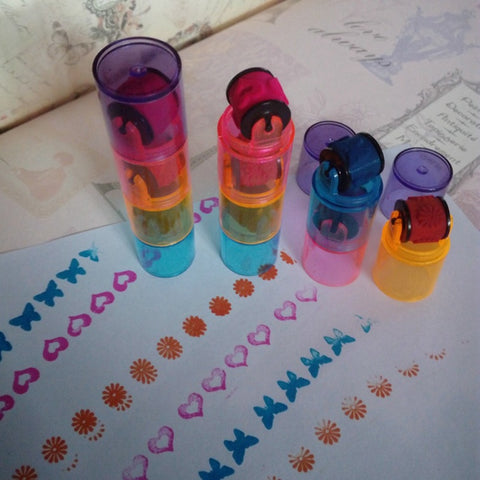 Baby Colorful Ink Pad Stamp Seal Toy