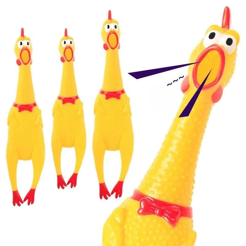 Dog Squeaky Chicken Chew Toy
