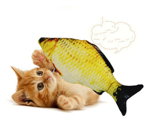 Cat 3d Fish Simulation Soft Plush Toy