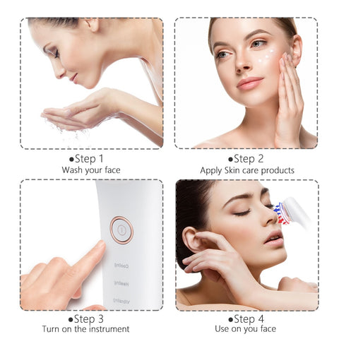 Hot&Cold Facial Vibration Massager