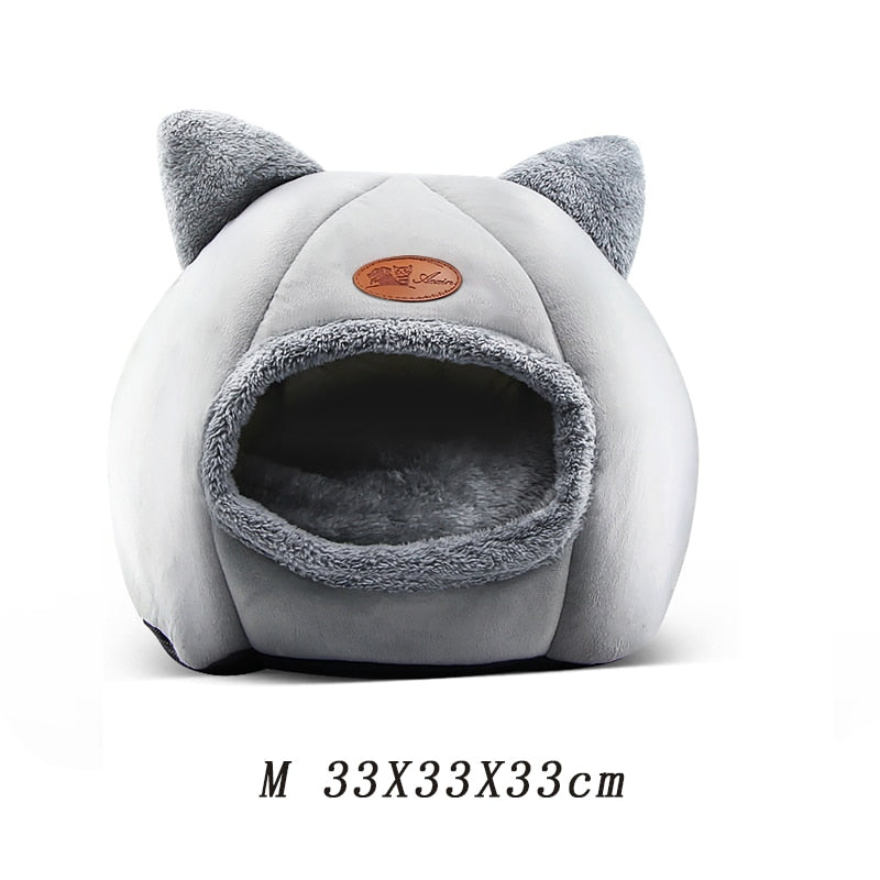 Cat Deep Sleep Winter Bed