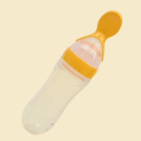 Baby Squeezing Feeding Spoon