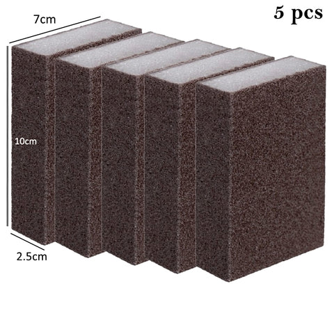 Silicon carbide descaling cleaning brush