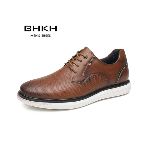 Men Lace Up Business Shoes