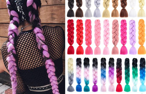 24 Inch Jumbo Braid Ombre Jumbo Hair Extension