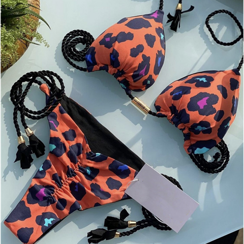 Summer Hand Braided Rope Swimsuit