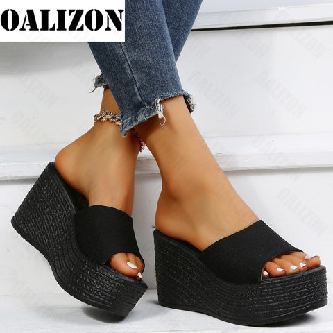 Women Platform Beach Heels Wedges Sandals