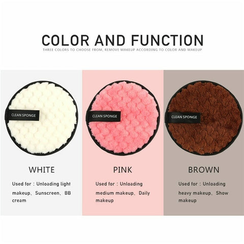 Fiber Makeup Remover Reusable Pad