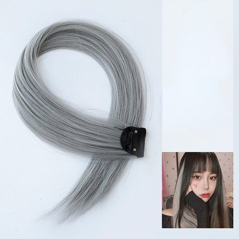 Long Straight Hanging Ear Wig Clip