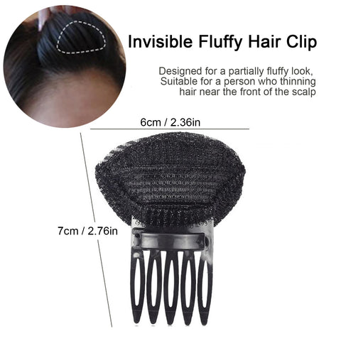 Women Invisible Fluffy Hair Clip