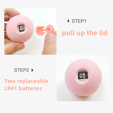 Cat Electric Plush Ball Training Toy