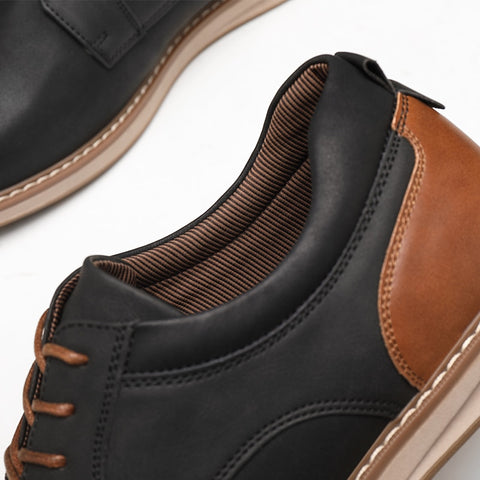Men Pu Leather Breathable Casual Shoes