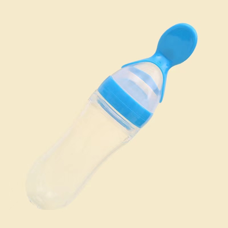 Baby Squeezing Feeding Spoon