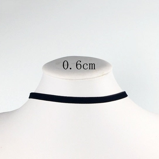 Women Punk Gothic  Choker Collar Necklace